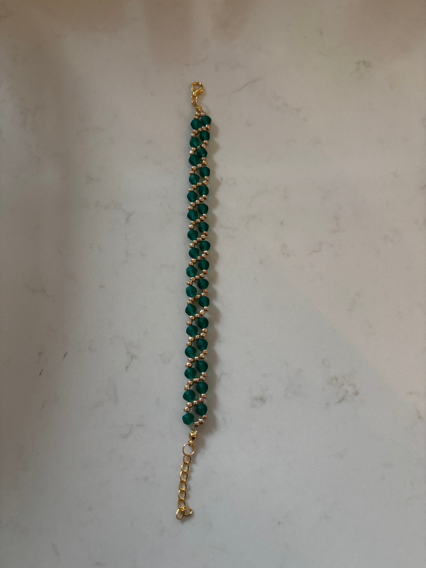 Groen gouden armbandje