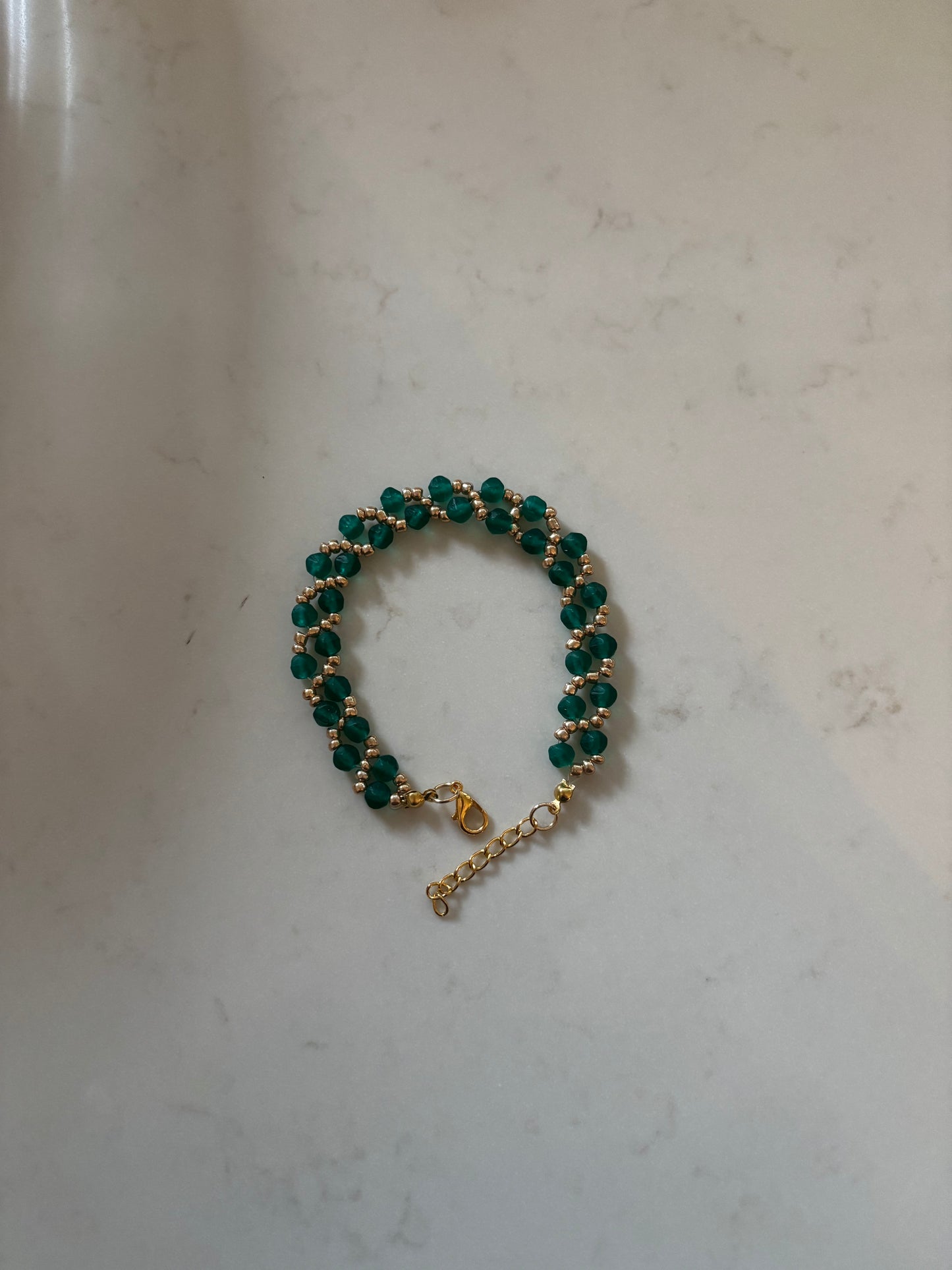 Groen gouden armbandje