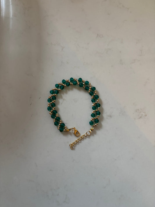 Groen gouden armbandje