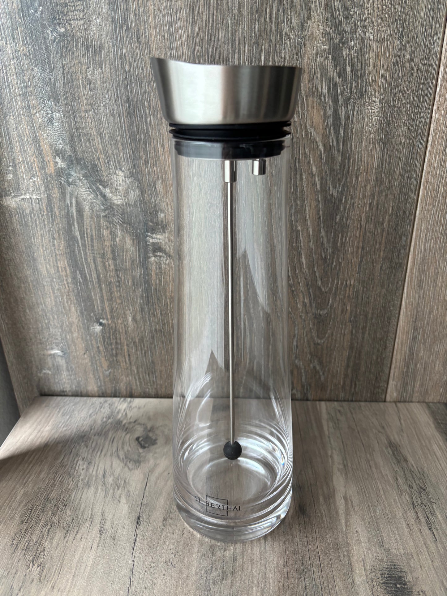 Glazen Karaf 1L + gratis blender